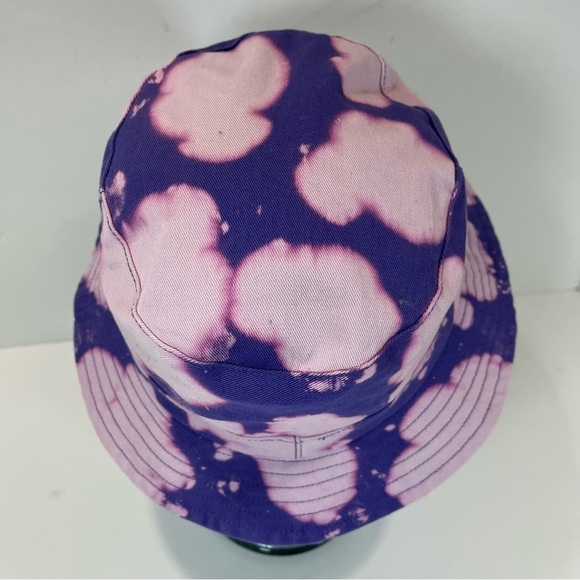 ADIDAS Women's Reverse Dye Bucket Hat Pulse Lilac Purple Y2K - Picture 4 of 6